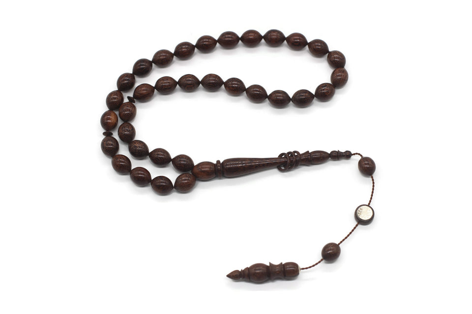 Ebony Wood 33 Bead Tasbih | Islamic Gift | Gift For Him | Islamic Rosary | Tasbeeh | Prayer Beads | Handmade Tasbeeh | Misbaha