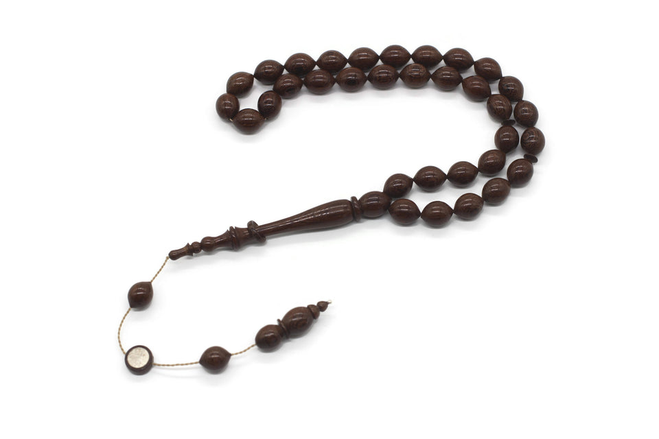 Tamarind Wood 33 Bead Tasbih | Islamic Gift | Gift For Him | Islamic Rosary | Tasbeeh | Prayer Beads | Tamarind Tree Tasbih | Misbaha