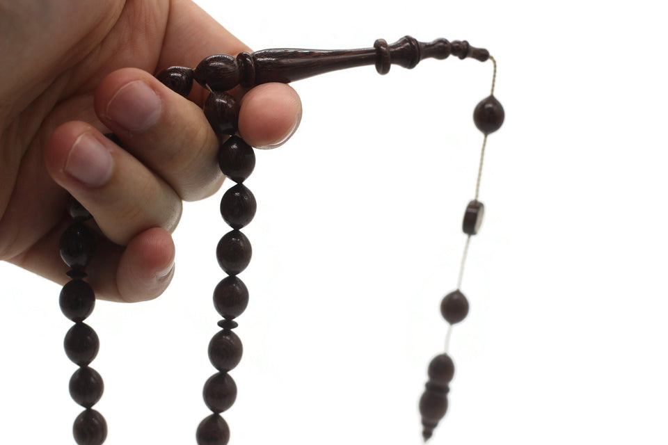 Tamarind Wood 33 Bead Tasbih | Islamic Gift | Gift For Him | Islamic Rosary | Tasbeeh | Prayer Beads | Tamarind Tree Tasbih | Misbaha