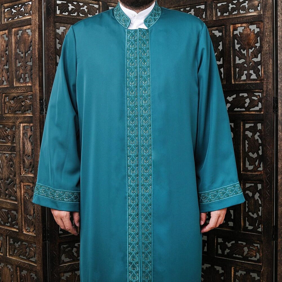 Sabir Mens Prayer Jubbah, Prayer Robe, Traditional Anatolian Thobe, Elegant Mens Wear Kurta, Muslim Mens Clothing, Thawb, Sewing on Jubbah