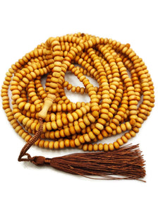 Genuine Lemon Wood Tasbih, 1000 Prayer Beads Misbaha Tasbih Tasbeeh Tesbih 4.5x6.5 mm Dhikr Prayer Beads, Lemon Tree Beads