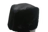 Caucasian Russian Kubanka, Black Faux Fur Astrakhan Cap, Karakul Hat Winter Cap, Cossack Winter Hat Papaha, Jinnah Cap