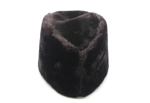 Caucasian Russian Kubanka, Brown Faux Fur Astrakhan Cap, Karakul Hat Winter Cap, Cossack Winter Hat Papaha, Jinnah Cap