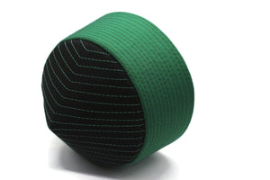 Green and Black Haqqani Kufi Hat, Naqshibandi Kufi Muslim, Dervish Clothing, Haqqani Sufi Hat, Islamic Wear, Muslim Mens Prayer Hat