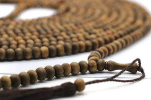 Big Size Genuine Olive Wood Beads with a tassel, 1000 Prayer Beads Misbaha Tasbih Tasbeeh Tesbih 8 mm Dhikr Prayer Beads