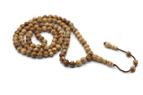 9 mm Genuine Olive Wood Tasbih, 99 Beads Tasbeeh, Prayer Beads Misbaha Tasbih Tesbih Tijani tasbih subha prayer beads