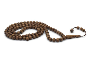 9 mm Genuine Juniper Wood Tasbih, 99 Beads Tasbeeh, Prayer Beads Misbaha Tasbih Tesbih Tijani tasbih subha prayer beads