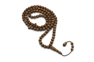 9 mm Genuine Juniper Wood Tasbih, 99 Beads Tasbeeh, Prayer Beads Misbaha Tasbih Tesbih Tijani tasbih subha prayer beads