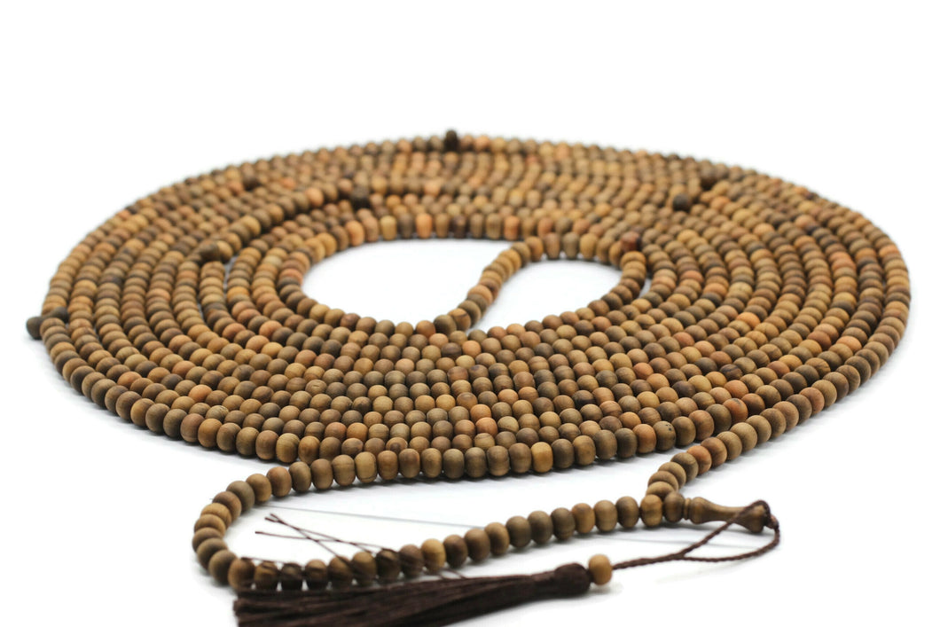 Big Size Genuine Olive Wood Beads with a tassel, 500 Prayer Beads Misbaha Tasbih Tasbeeh Tesbih 8 mm Dhikr Prayer Beads