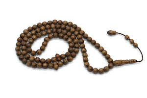 9 mm Genuine Juniper Wood Tasbih, 99 Beads Tasbeeh, Prayer Beads Misbaha Tasbih Tesbih Tijani tasbih subha prayer beads