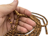 Natural Olive Wood Beads, 5000 Prayer Beads Misbaha Tasbih Tasbeeh Tesbih 6 mm Dhikr Prayer Beads with 10 Beaded Imama