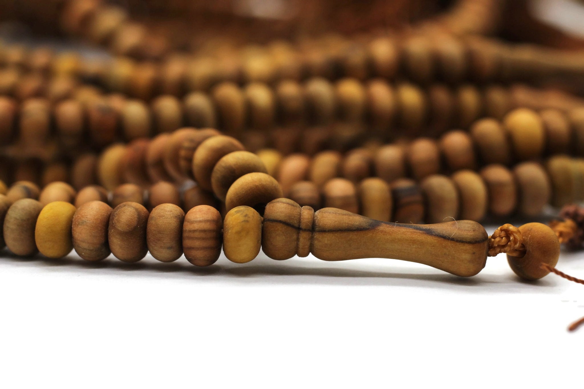 REAL Olive Tree, Wooden Islamic Prayer 99 Beads, Tasbih, Misbaha