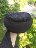 The imamah of Sheykh Shamil, Genuine Lamb Wool Hat of Imam of the Dagestan, Imam Shamil Papakha, Kubanka, Karakul Hat, Black Chechen Hat