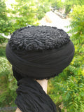 The imamah of Sheykh Shamil, Genuine Lamb Wool Hat of Imam of the Dagestan, Imam Shamil Papakha, Kubanka, Karakul Hat, Black Chechen Hat