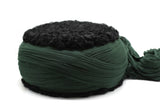 The imamah of Sheykh Shamil, Genuine Lamb Wool Hat of Imam of the Dagestan, Imam Shamil Papakha, Kubanka, Karakul Hat, Green Chechen Hat